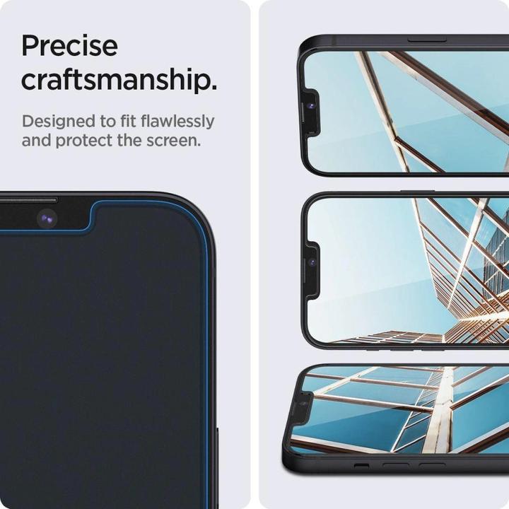 Productafbeelding Spigen Glass.tR EZ Fit (2 Stuk, Apple iPhone 14, Apple iPhone 13, Apple iPhone 13 Pro)