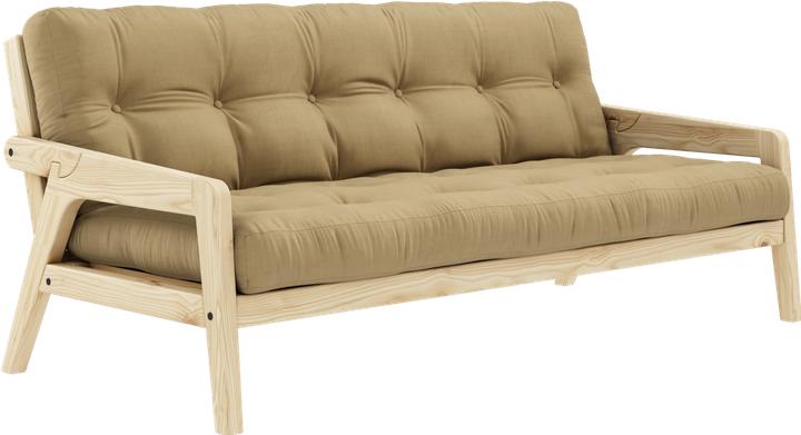 101 Clear Lacquered Pine / 758 Wheat Beige