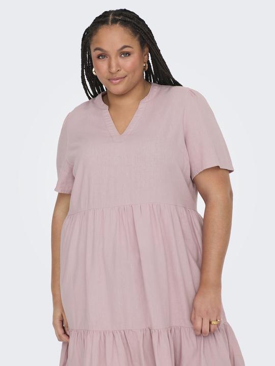 Produktbild Only Normal geschnitten V-Ausschnitt Curve Kurzes Kleid Kleid (42)