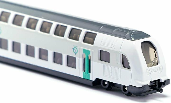 Actual product image Siku INTERNATIONAL RATP double-decker train, model vehicle