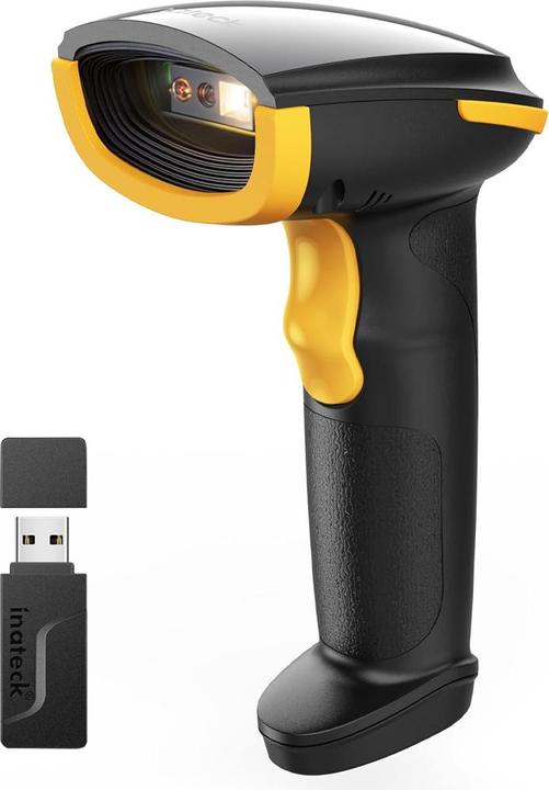Inateck Barcodescanner 23 black (BCST-23 black) (1D barcodes, 2D barcodes)