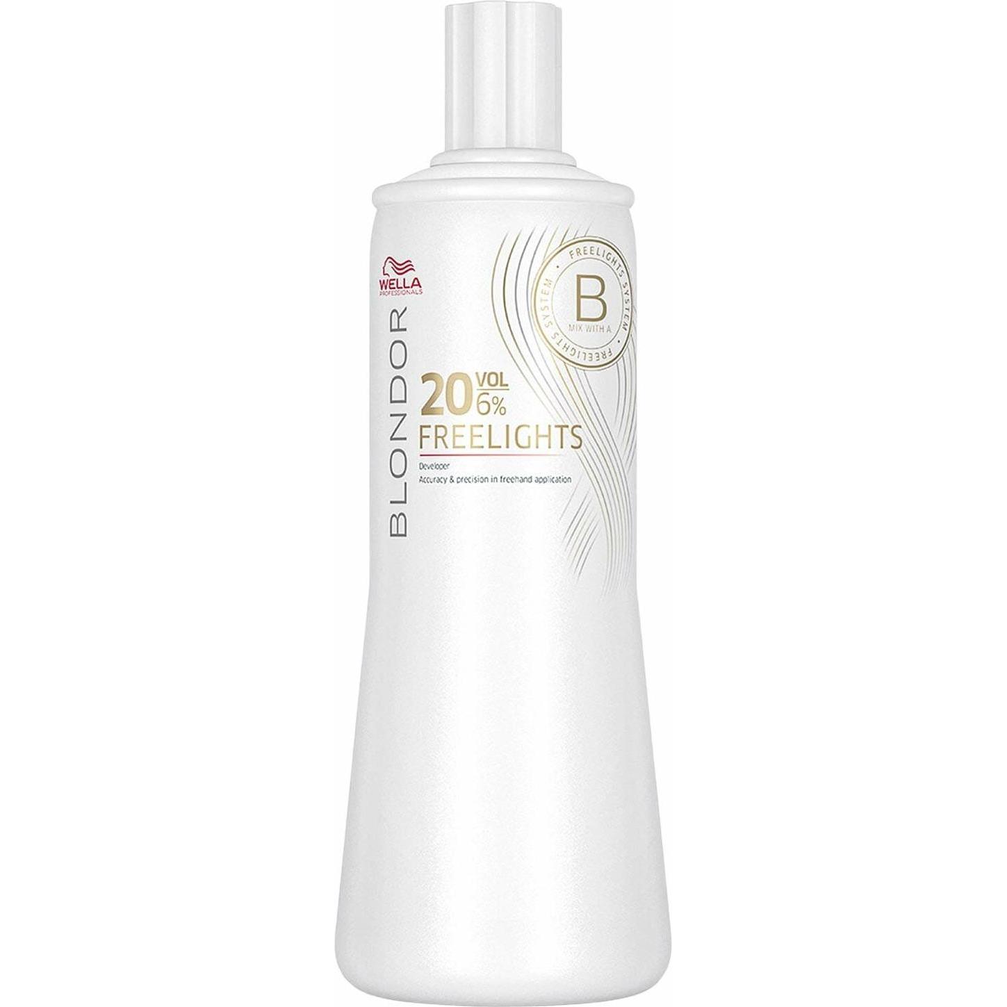 Wella, Tinta, Blondor Freelights 6% 20 Vol. (Biondismo)