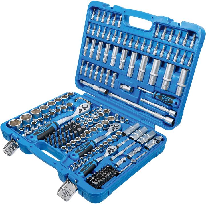 Image du produit BGS Jeu de clés à douille (3/8", 1/4", 1/2")