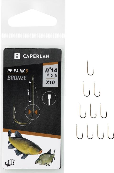 Caperlan Hook not mounted Wide opening 10 pcs.