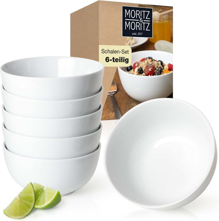 Moritz & Moritz BASIC Schüssel Set 6 - teilig (14 cm, 0.50 l, 6 x)