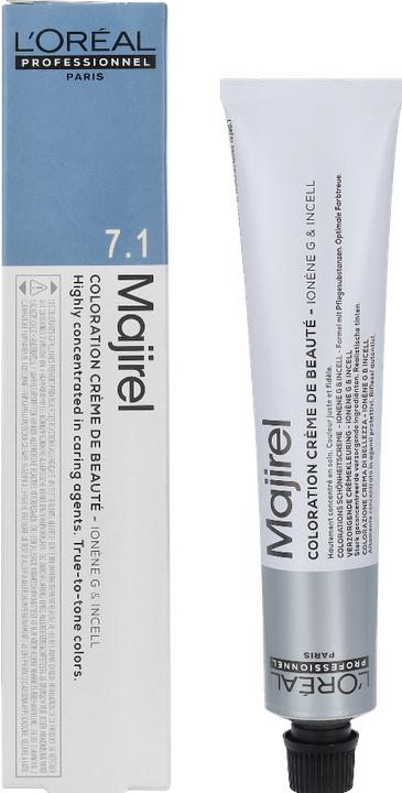 Produktbild L'Oréal Professionnel Majirel (7.1 Mittelblond Asch COOL INFORCED)