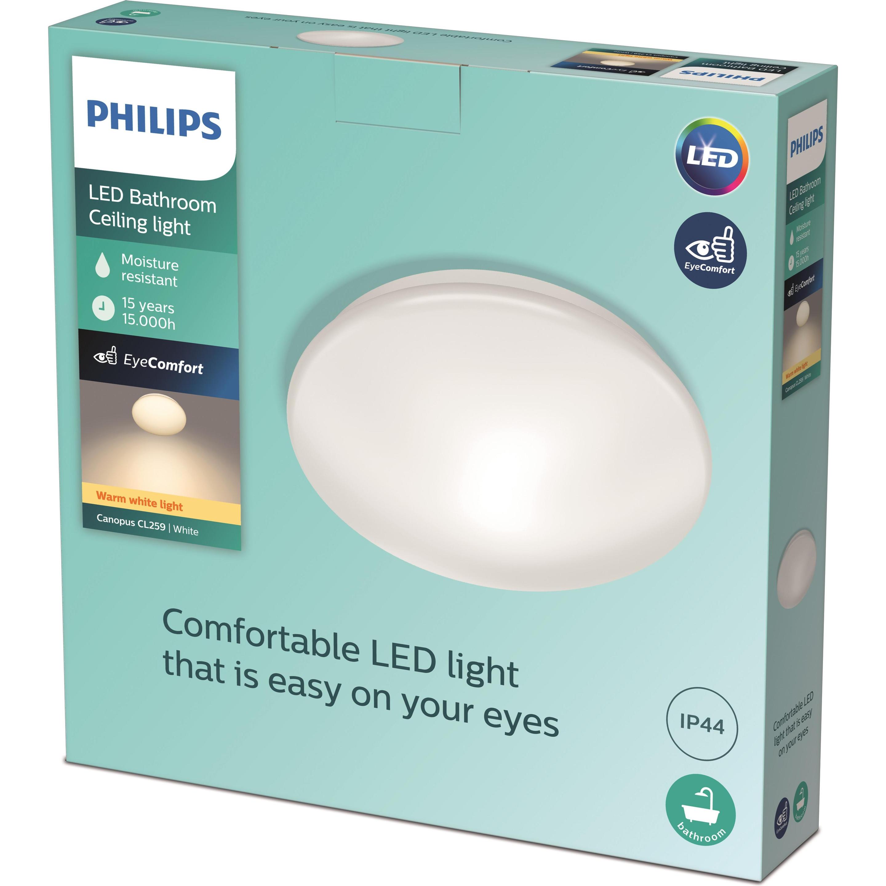 Thumbnail - Philips, Wandleuchte + Deckenleuchte, Canopus (1500 lm)