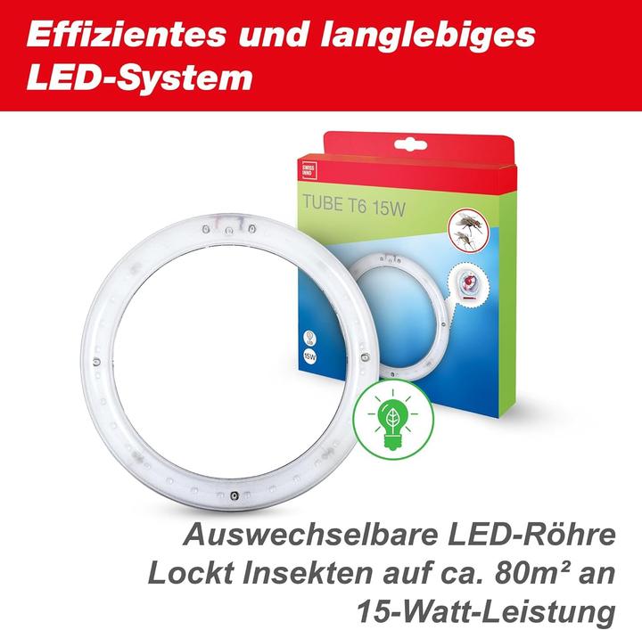 Actual product image Swissinno Professionelle Insektenfänger LED 15Watt