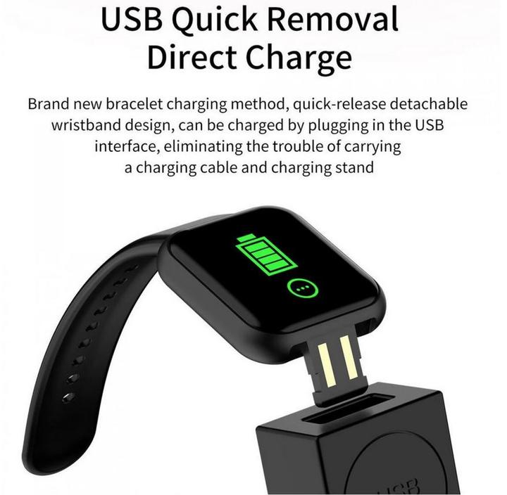 Produktbild PhoneLook Smart Watch FitPro Y68 Fitness Tracker Smart Watch inkl. Touchscreen + programme