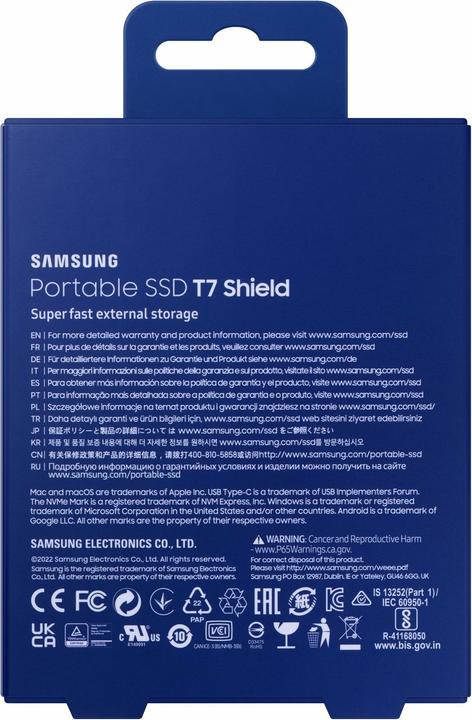 Image du produit Samsung T7 Shield (2 To)