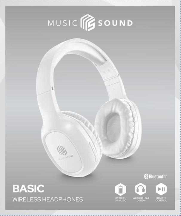 Produktbild Cellularline Cellular Line Music Sound Kopfhörer mit Mikrofon (Keine Geräuschunterdrückung, 14 h, Kabellos)