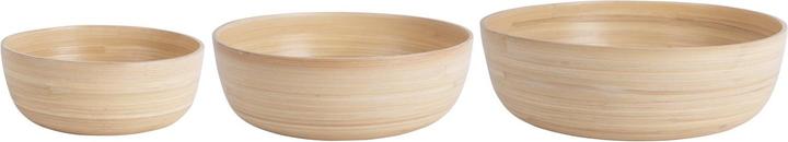 Image du produit present time Schüssel Puro Round 3-teilig, Nature (30 cm, 9 l, 3 x)