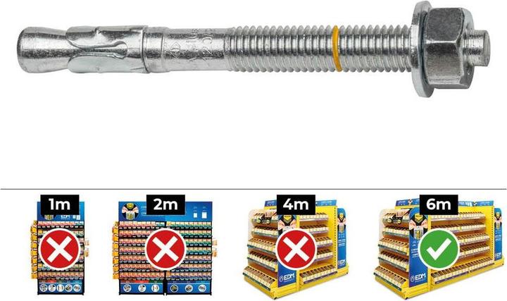 Produktbild Celo Blitzanker BA plus 12-110/10 Stahl, galv. verz. ETA-Zulassung, Option 7 (20 Stk.)