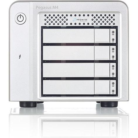 Promise Pegasus M4 Ssd:Sata Enterprise (16000 GB), Externe SSD, Weiss
