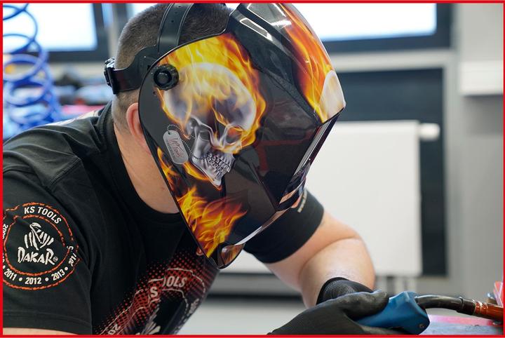 Image du produit KS Tools casque de soudeur automatique, Flame Design ( 310.0155 )
