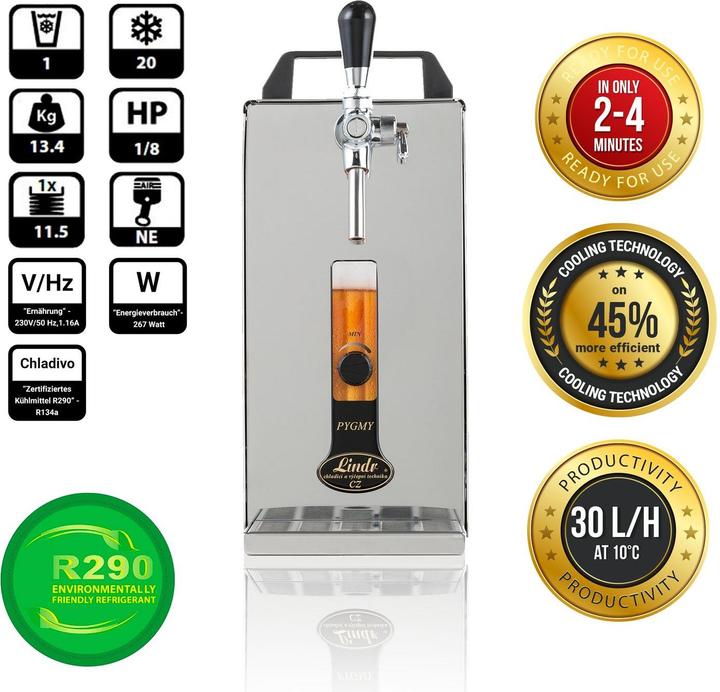 Immagine prodotto Ich-zapfe Bierzapfanlage Pygmy 25/K