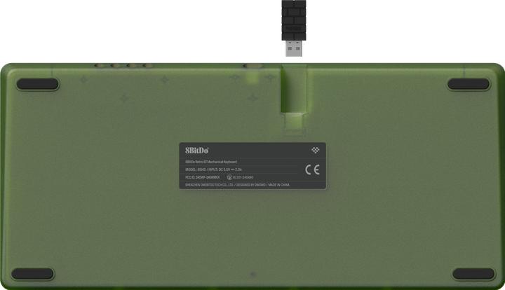 Produktbild 8bitdo Mechanical Keyboard Xbox Ed ISO (QWERTZ) (DE, Kabelgebunden, Kabellos)