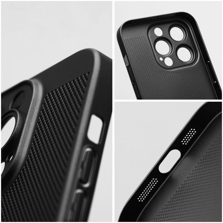 Immagine prodotto OEM Back panel cover BREEZY Case for IPHONE 12 black (Apple iPhone 12)