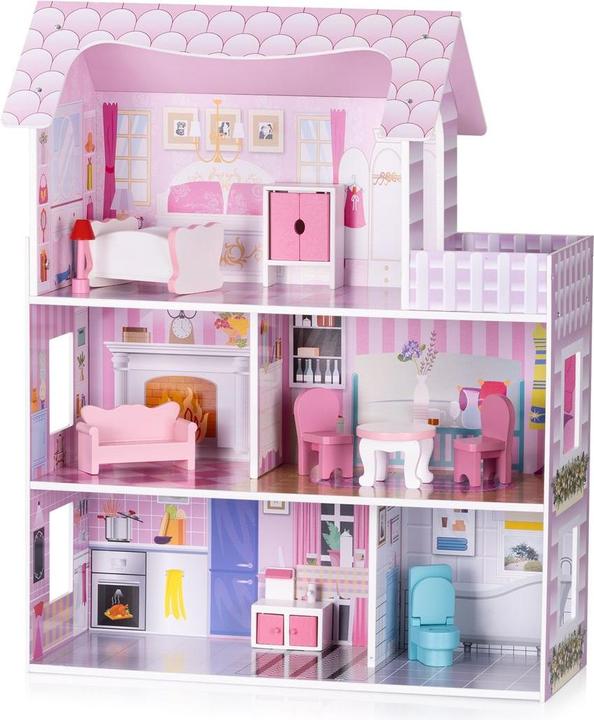 Image du produit Chipolino Maison de poupées 9 meubles