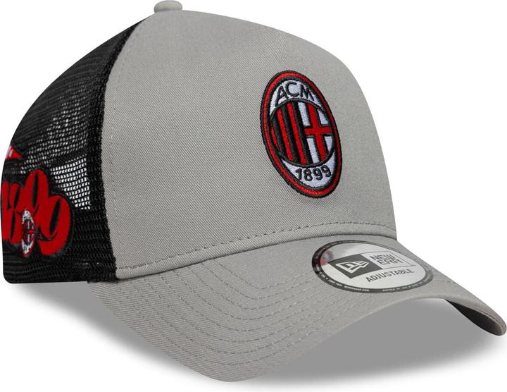 Actual product image New Era A-Frame Trucker Cap - Ac Mailand Grau