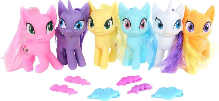 Produktbild Hipo Einhornfigur mit Haaren und drehbarem Kopf mit Zubehör, 9cm