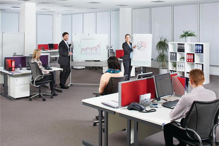 Produktbild Nobo Glastafel Diamond mobil (120 x 90 cm)