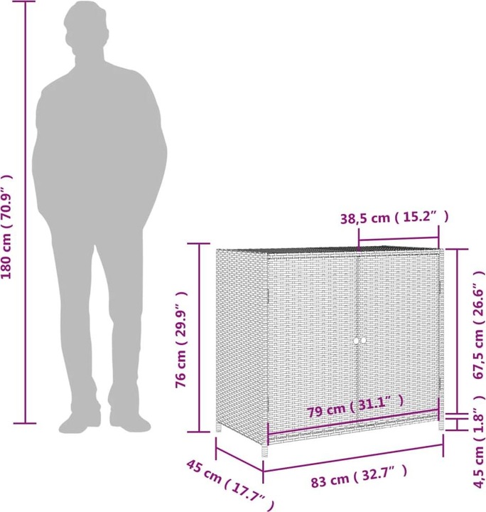 Actual product image VidaXL Jerald