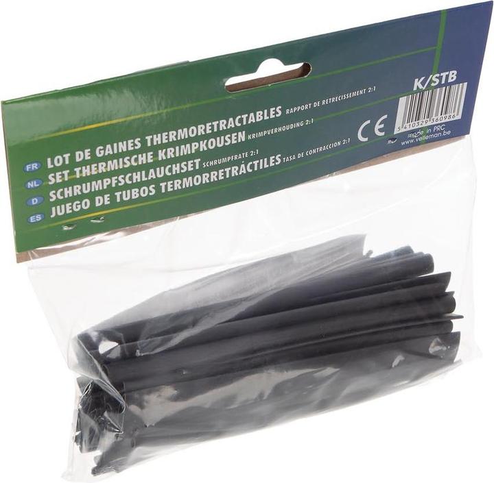 Image du produit Velleman K/STB Jeu de gaines thermorétractables (1 x)