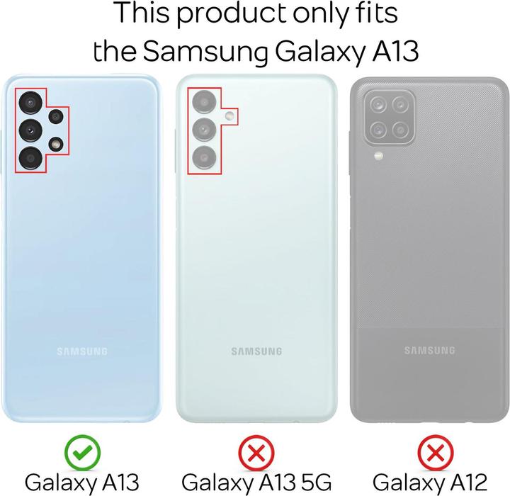Produktbild Nalia Klare Transparente Hybrid Hülle (Samsung Galaxy A13)