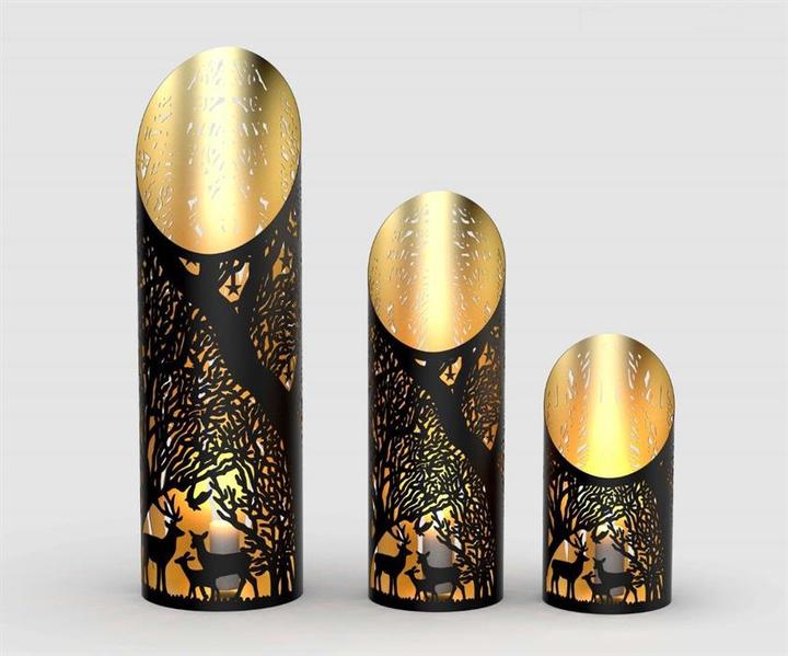 GuGus Windlicht Forest 3er Set (3x)