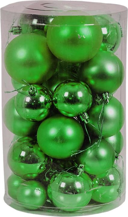 Produktbild Mojawo 30tlg. Christbaumkugeln / Weihnachtskugeln lime-grün Ø 4/5/6/7cm (30x)