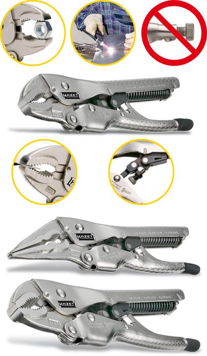 Actual product image HAZET Grip pliers ∙ self-adjusting 755-10A (230 mm)