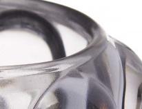 Actual product image Giftdecor gray small ball candle holder