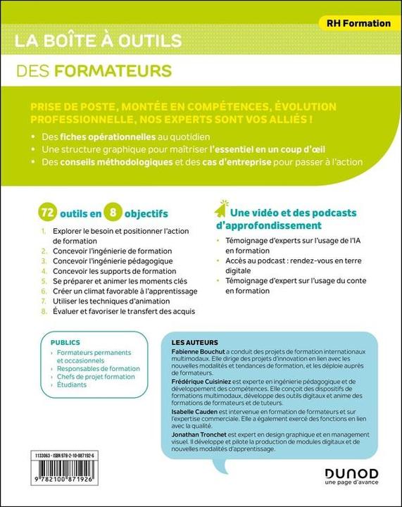 Etichetta energetica La boîte à outils des formateurs (Francese, Bouchut F., Cauden I. e altri, Cuisiniez F., 2024)