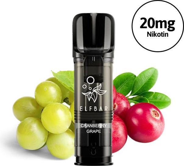 Actual product image Elfbar Elfa pro (Bunch of grapes, Cranberry)