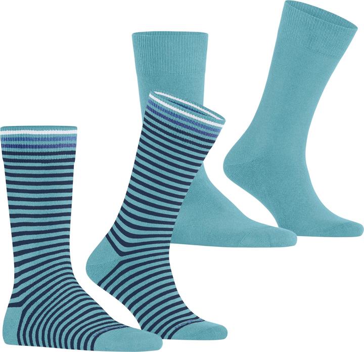 Produktbild Burlington Everyday Stripe 2-Pack Herren (2er Pack, 40 - 46)
