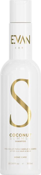 Image du produit Evan Shampooing d'été à la noix de coco pour les cheveux et le corps 300 ml (300 ml, Shampoing liquide)