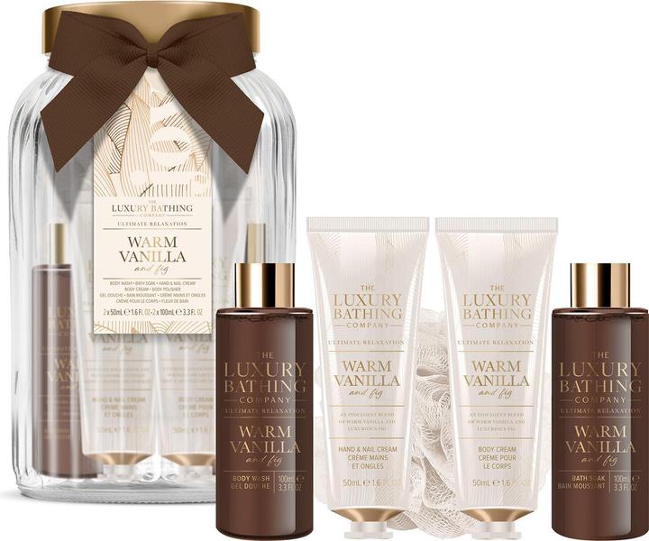 Actual product image Grace Cole Vanilla Glass Jar Set (Body care set)