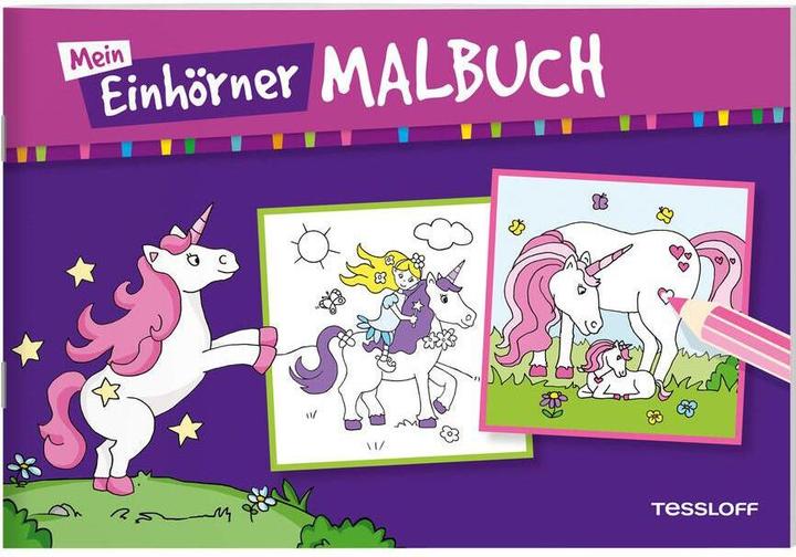 Produktbild Tessloff Mein Einhörner-Malbuch