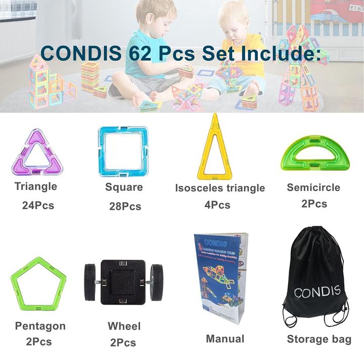 Produktbild Condis Magnetbausteine-Set