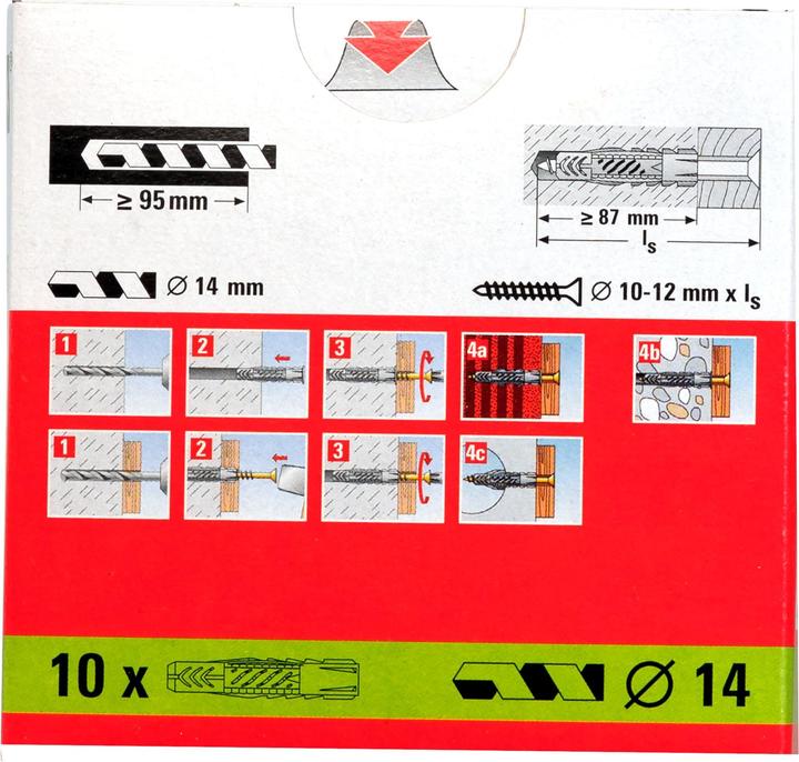 Produktbild Fischer Universaldübel UX 14x75 (10 Stk.)