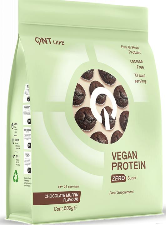 Actual product image QNT Vegan (Chocolate, 1 pcs., 500 g)