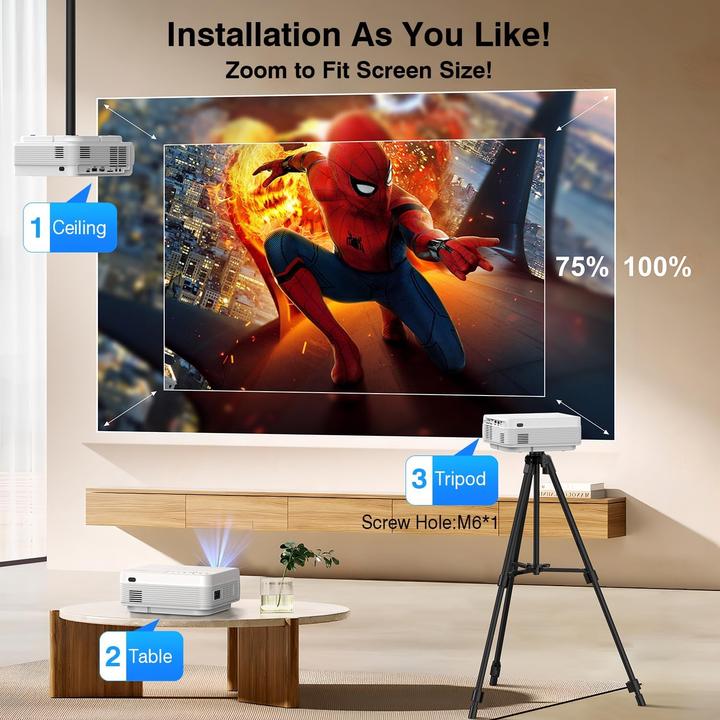 Image du produit Yezmek Beamer 4K (4K, 300 lm)