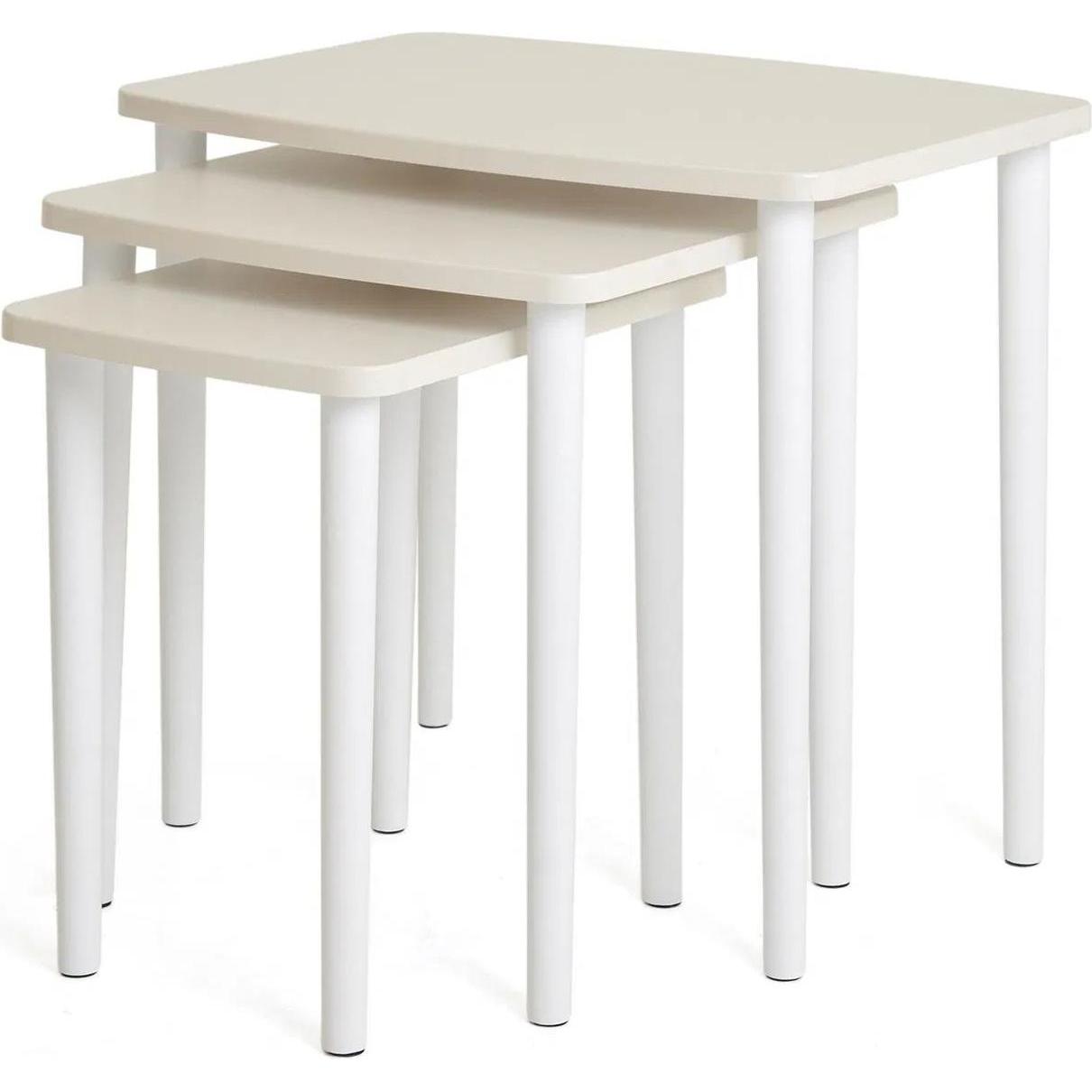 Skye Decor, Couchtisch + Beistelltisch, Tuval Cream Table