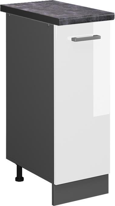 Anthrazit, Weiss, Weiss Hochglanz