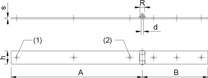 Produktbild Charmag Kistenscharniere