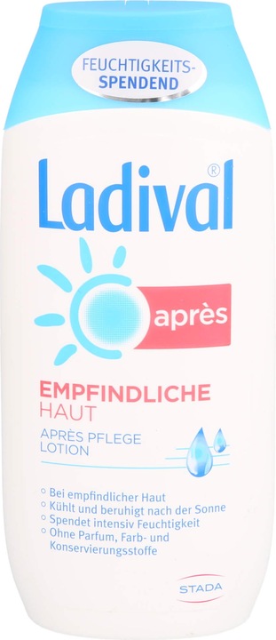 Stada Ladival Empfindliche Haut Après Pflege Lotion, 200 ml Lotion (Körperlotion, 200 ml)