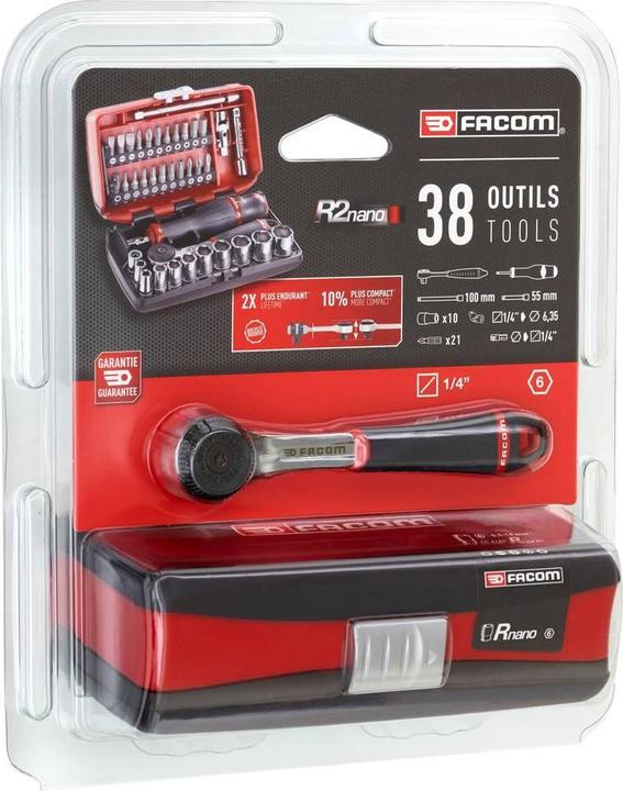 Productafbeelding Facom Dopsleutelset metrisch 1/ (1/4")