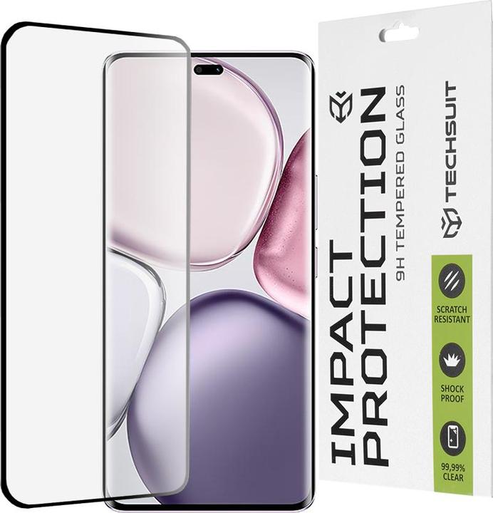 Produktbild Techsuit - 111D Full Cover / Full Glue Glass / 3D Curved Screen - Honor Magic7 Lite / X9c - Black (Honor Magic7 Lite, Honor X9c)