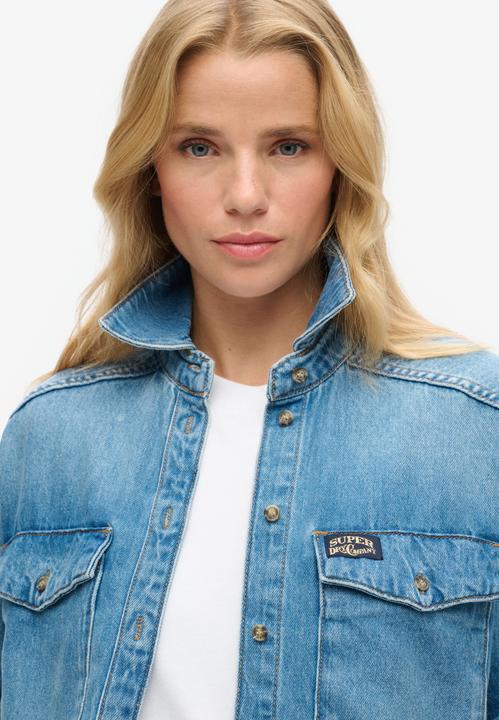 Immagine prodotto Superdry Camicia in denim oversize da donna (M)
